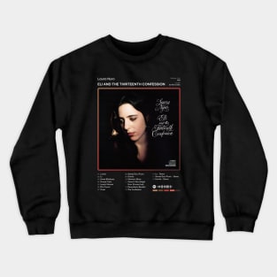 Laura Nyro - Eli And The Thirteenth Confession Tracklist Album Crewneck Sweatshirt